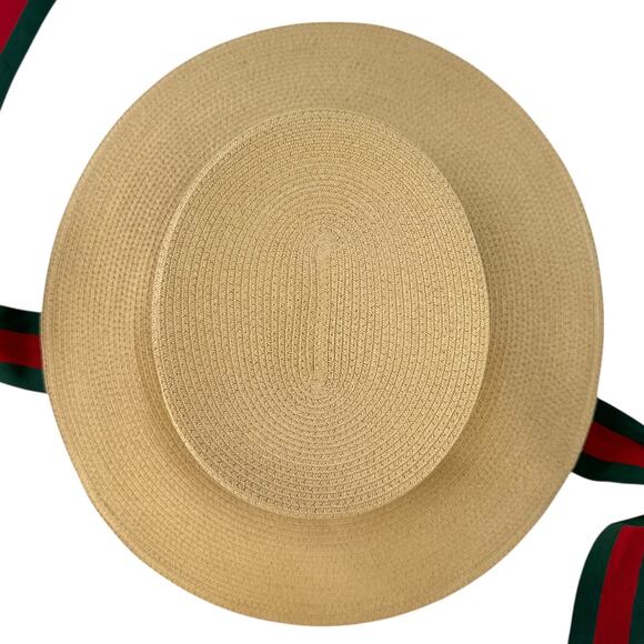 Gucci Sherry Line Straw Boater Hat main image 5